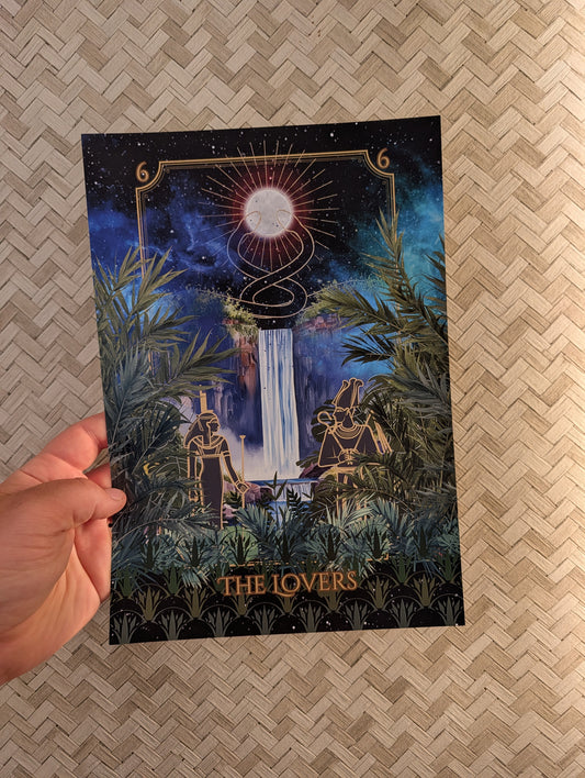 The Lovers: Tarot Art Print