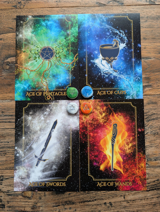 Runestone Bundle: 4 Runes + Elemental Prints