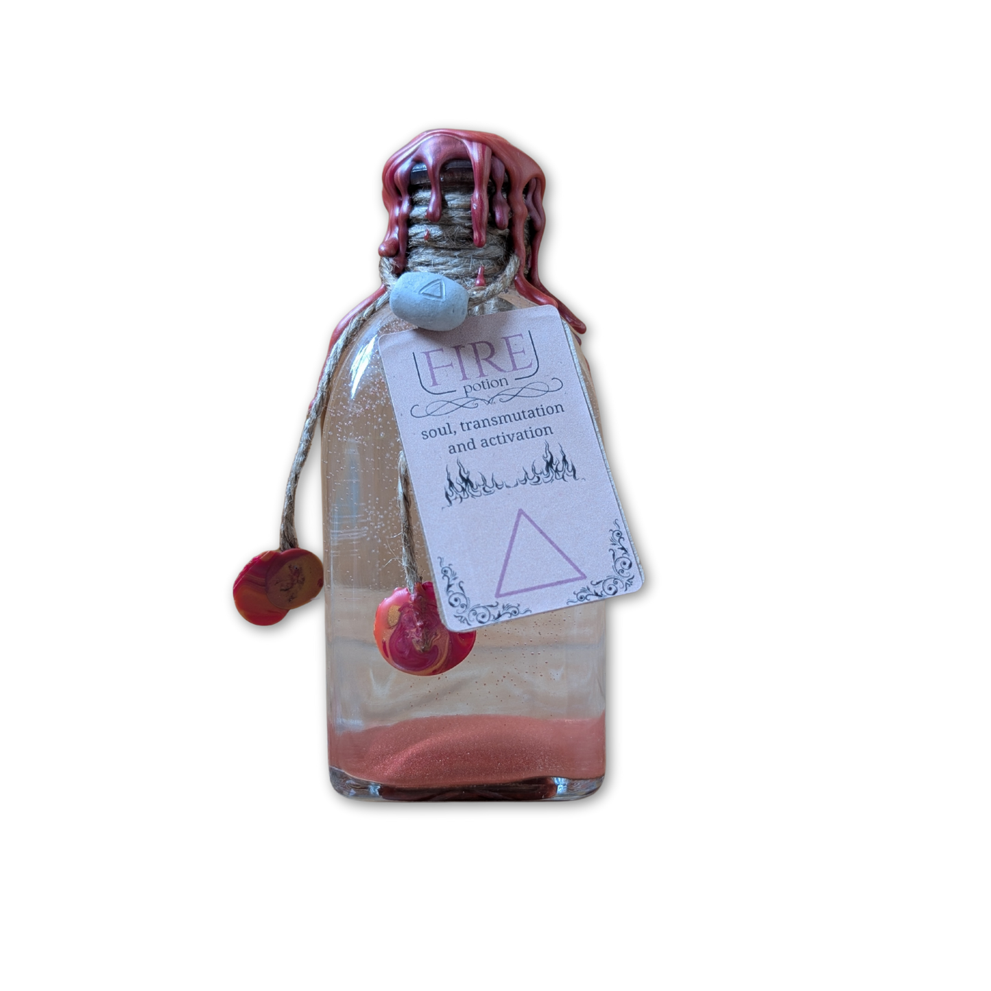 Elemental Healing Potion Bottle: Fire