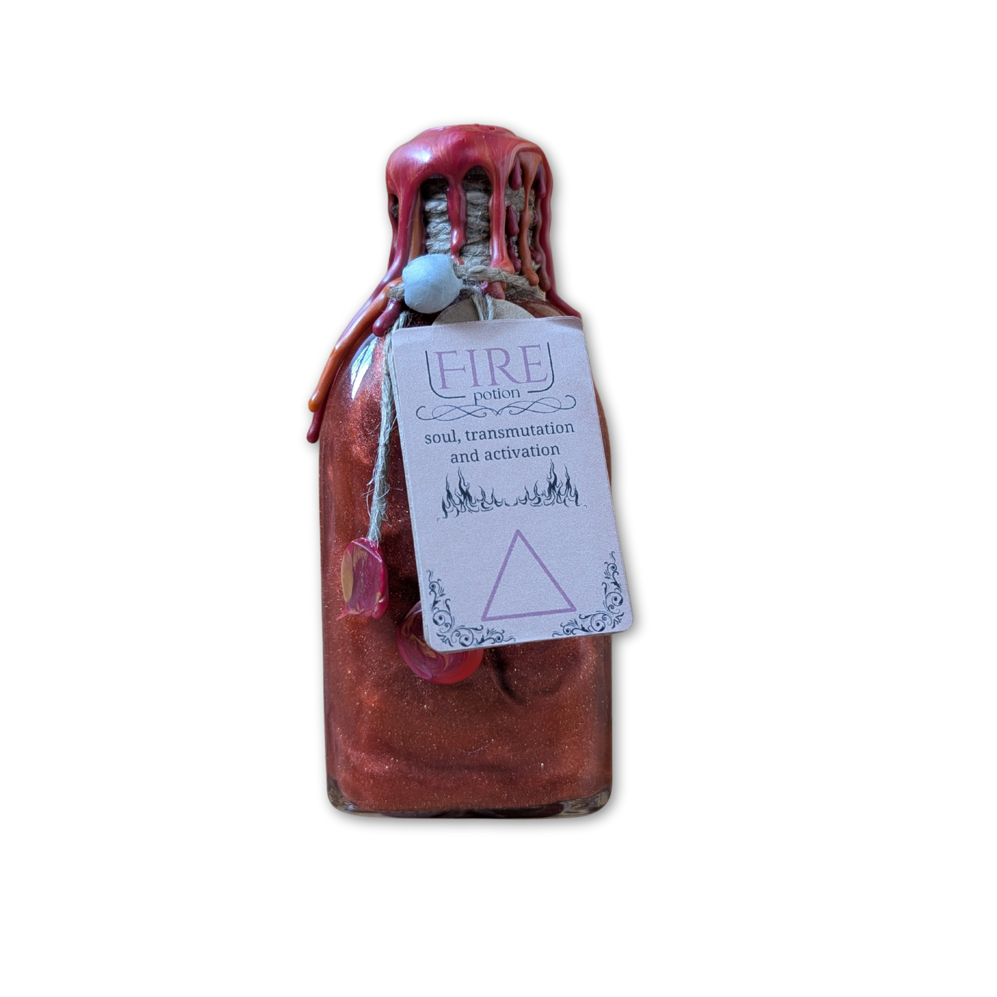 Elemental Healing Potion Bottle: Fire