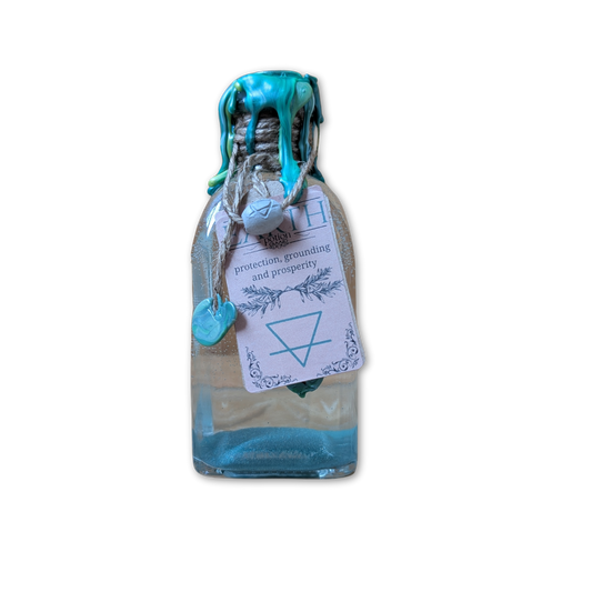 Elemental Healing Potion Bottle: Earth