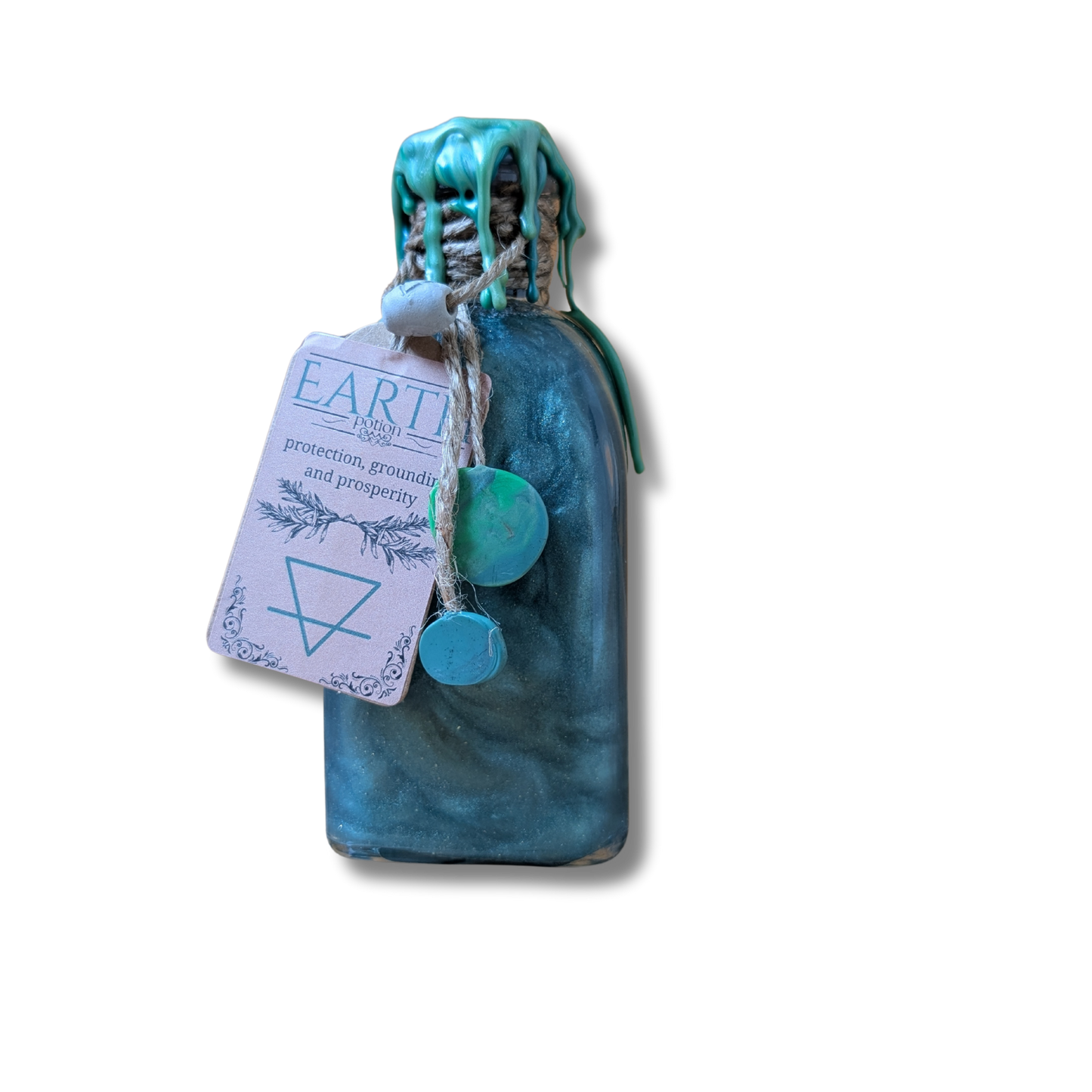 Elemental Healing Potion Bottle: Earth