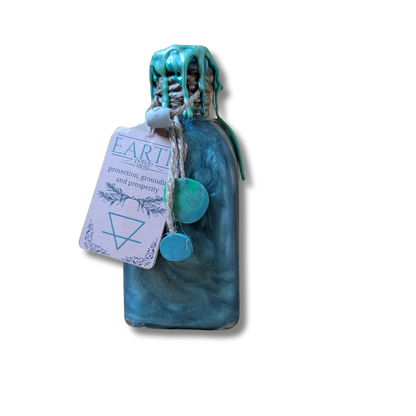 Elemental Healing Potion Bottle: Earth
