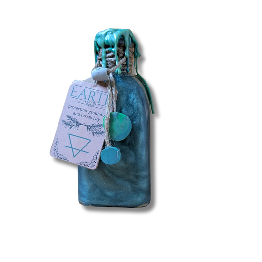 Elemental Healing Potion Bottle: Earth