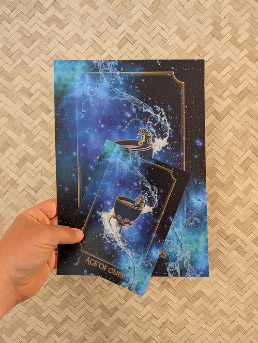 Ace of Cups: Tarot Art Print