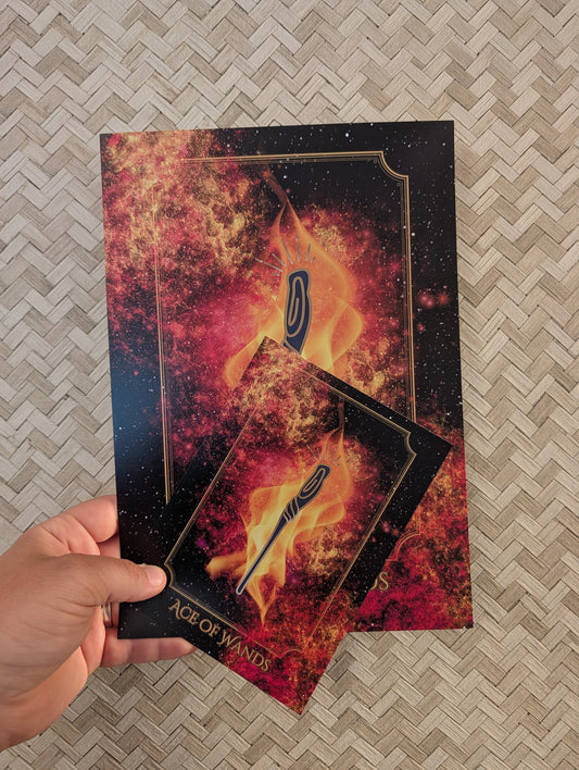 Ace of Wands: Tarot Art Print
