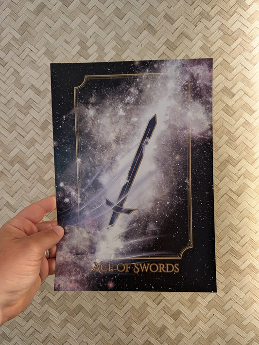 Ace of Swords: Tarot Art Print