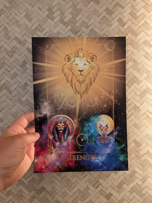 Strength: Tarot Art Print