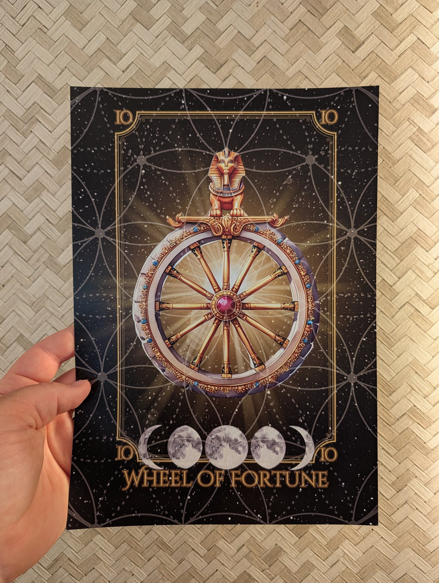 The Wheel of Fortune: Tarot Art Print
