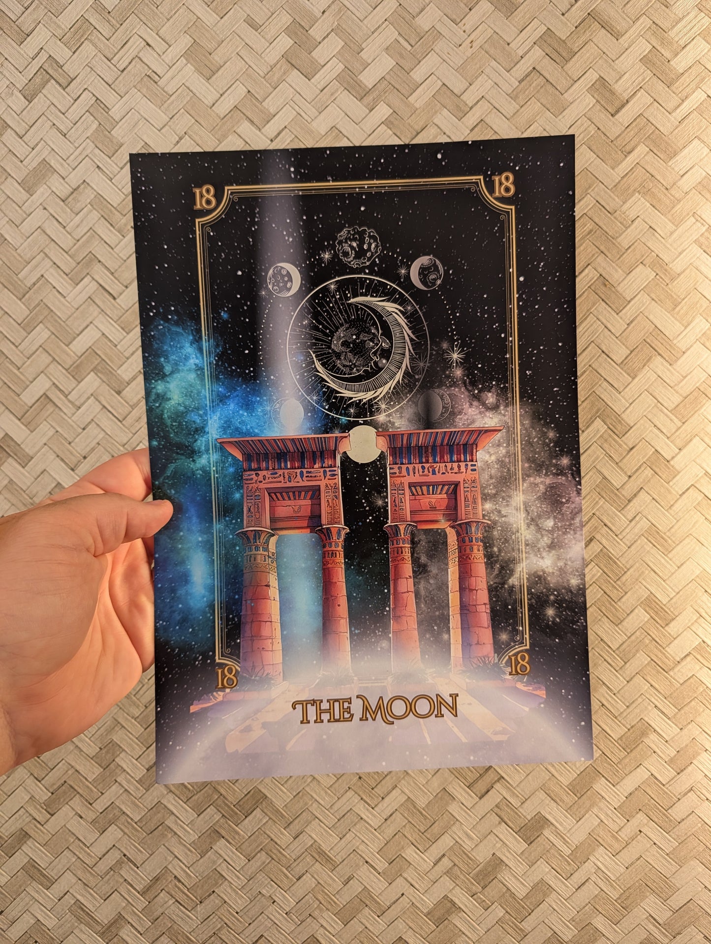 The Moon: Tarot Art Print