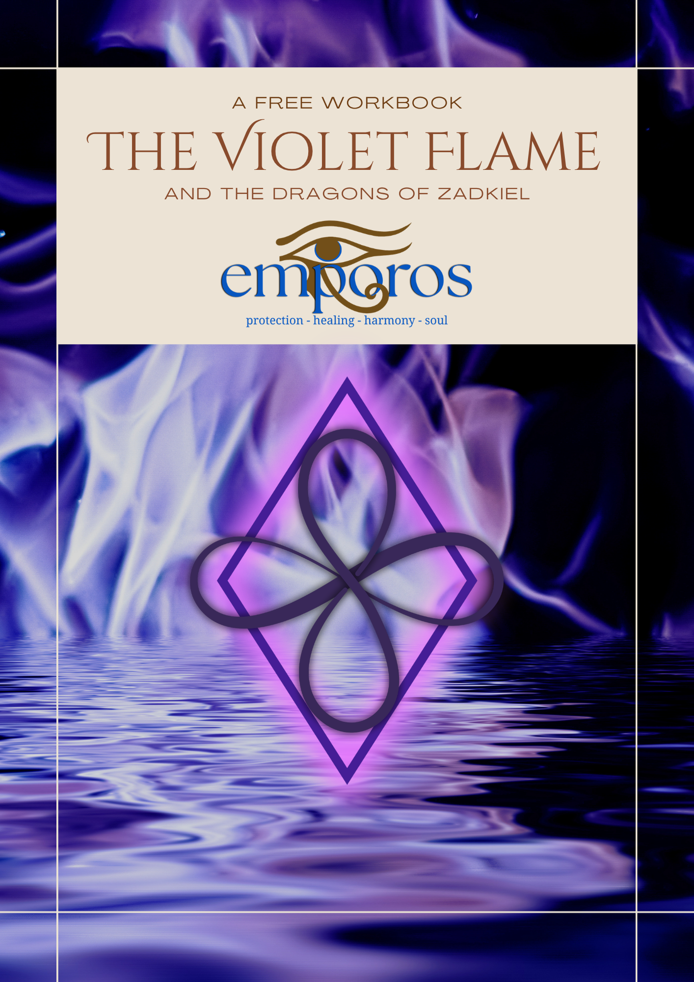 The Violet Flame and Dragons of Zadkiel by Emporos